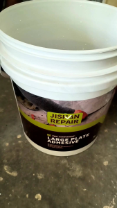TWO COMPONENTS LARGE PLATE TILES ADHESIVE 18KG DUA KOMPONEN PELEKAT JUBIN PLAT BESAR large tiles glue(JISHAN REPAIR)GAM JUBIN BESAR