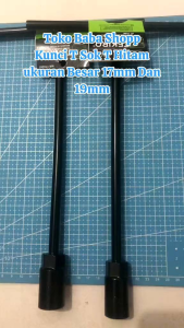 TEKIRO KUNCI SOK T HITAM 17MM SESUAI FOTO / KUNCI SOCK T 17 MM TEKIRO