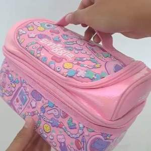 Tas Bekal Anak Premium Dua Susun Lucu Trendy Double Decker Lunch Bag Smigl / Tas Bekal Motif Anak Terbaru
