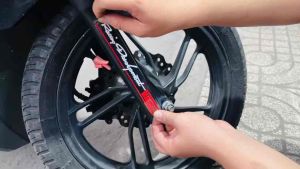 [ 1 CẶP ] TEM DECAL CHỮ KÝ RACING DÁN PHUỘC TRƯỚC TRANG TRI XE