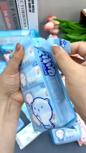 🇲🇾Readystock🇲🇾 mini Cleaning Wet Wipes Travel Mother Kids Baby Disposable Skin Hand Mouth Care Tools Mini 哎小巾手口湿巾