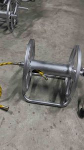 Ru Lô quấn dây Rulo quấn dây full bộ cho máy rửa xe phun xịt(quấn 10 đến 50m) Lắp máy ren 22mm gia đình và ren 14mm đầu kéo chạy dây curoa