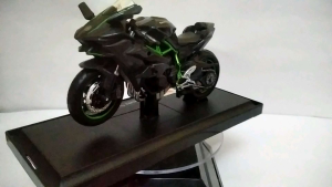 Diecast Motor Kawasaki Ninja H2 R Maisto skala 1:18 miniatur motor sport Ninja H2 R