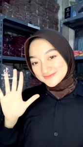 Jilbab Dinas Anti Tembem Instan Jersey Tali