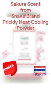 Cooling Powder from Snake Brand from Thailand