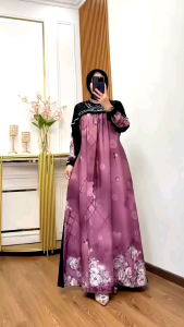 gamis muslim wanita mewah royal twist mix coco nichi