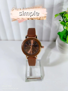 Jam tangan wanita simplekorean stylecasual analog