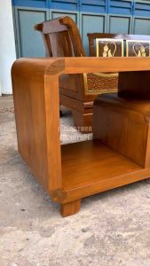 Bufet TV Jati Model Minimalis Produksi Mebel Jepara Meja TV Minimalis Jati