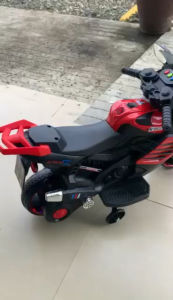 Rechargeable Motor for Kids Boy with Auxiliary Wheel Toy Police Motorcycle for Kids(S1000)
