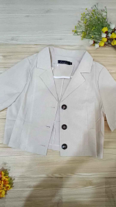 BLAZER WANITA IMPORT CREAM