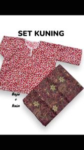 SET BAJU OPAH BUDAK (KAIN SIAP JAHIT GETAH)