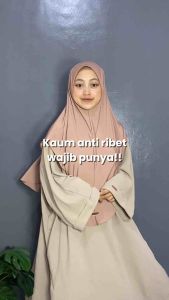 Hayya bergo instan daily jersey by RAFASHIONBYAMA