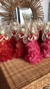 Abaca Angel Christmas ornaments