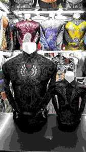 Batik Couple Ayah dan Anak Katun Solo Hitam