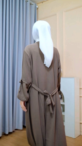 Gamis crinkle model baru.  13 M  L  XL XXL