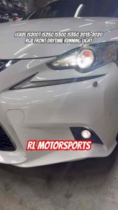 Lexus IS200t IS200 IS300h IS350 2013-2020 front bumper DRL RGB Daytime led head lamp fog light headlamp headlight bodykit