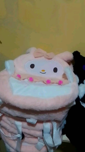 Tas Ransel Boneka Karakter Sanrio kuromi melody terbaru tas sekolah