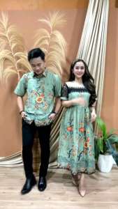 Outfit Batik Brokat Pasangan & Seragam Kantor Batik Keren