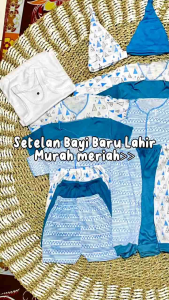 paket baju set &sartaki topi bayi 28 pcs newborn stelan pakaian bayi baru lahir terbaru