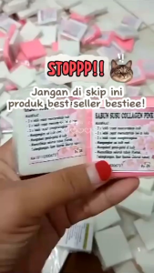 Sabun Susu Collagen Ori 1 Lusin 12 Pcs Pink Putih