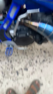 KNALPOT UDANG YZ250/250X FULLSYSTEM STAINLES BLUE END CAPS CARBON PNP ORIGINAL JMR RACING