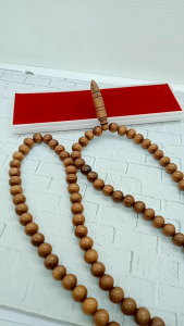 Kalung tasbih kayu stigi laut A82