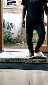 busa rebondit 4cm alas senam alas kursi  40x40 x4cm