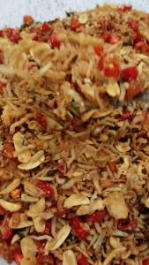 TERI CABE BAWANG CRISPY / BERAT 350 GRAM / ENAK GURIH BIKIN NAGIH