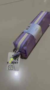 Tempat Pensil Sleting Transparan Warna NK 8521 & 8522