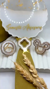 Bros Ring Aesthetic Bros Cincin Hijab isi 3pcs