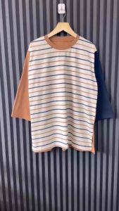 Atasan Kaos Oversized Basic Jumbo Stripe