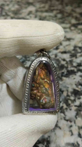 Colorful Leklai Pendant 彩色力泥吊坠 Leklai Amulet 马来西亚力泥 100% Natural Leklai Malaysia