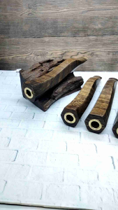 Once pipa klokotan kayu kelor Jawa segi enam model S B98