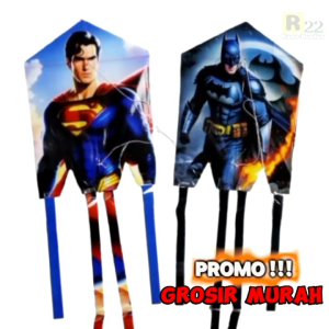 PROMO GROSIR MURAH 50 PCS - Layangan Mini Karakter - Layangan Seot - Layangan Ubur-Ubur - Layangan Karakter Baru - Layangan Anak Unik dan Seru - Mainan Anak-anak - Gampang Diterbangkan - Grosir - Murah - Grosir Murah - 50 Pcs