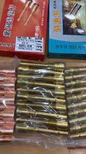 ĐẦU NỐI BÉP HÀN MIG 500A - 350A REN TRONG VÀNG REN NGOÀI ĐÒNG ĐỎ - VỈ 10 CÁI