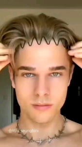 Bando Sirkam Kawat Pria Ombak Gelombang Zigzag Hitam Polos Buat Rambut Cowok Wanita Dewasa