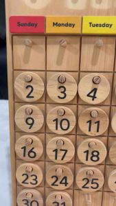 MONTESSORI Calendar Game Montessori x Beezyboard Preloved