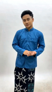 Baju Koko Semijaz Dewasa Jumbo Ukuran S M L XL XXL Lengan Panjang Kafana