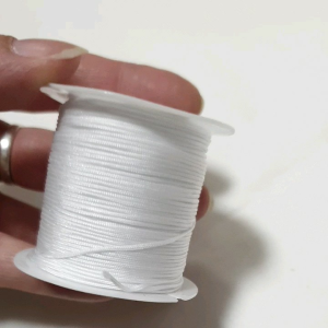 เชือกไนล่อนถัก เชือก 20 หลา/ม้วน (0.8 มิล) เชือกถัก Diy เชือกไนล่อน ถักสร้อยข้อมือ เชือก ลูกปัด