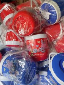 Bình đá mini 1 lít giữ nhiệt hot trend nhựa Tân Lập Thành màu xanh dương