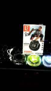 L-28 Hansfree Headset Bluetooth TWS Macaron LED Transparan