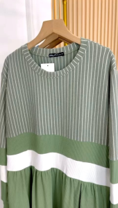 *READY* midi selena matt knit caramel ld 110 pb 120