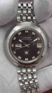 Citizen CRYSTAL SEVEN CUSTOM Automatic นาฬิกาผู้ชายวินเทจมือสอง ของแท้ รับประกัน 6 เดือน
