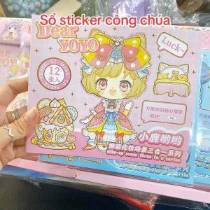 Sổ Sticker Phối Đồ Sáng Tạo - SỔ STICKER DÁN CHO BÉ