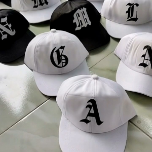 TOPI ANAK. Topi huruf. Topi inisial. Topi baseball