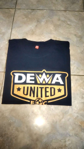 KAOS//DEWA UNITED //SABLON DEPAN BLAKANG//KAOS KEREN LENGAN PENDEK BISA COD