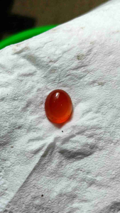 Batu akik kalsedon Pacitan ukuran minion