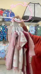 Paket 18 pcs Seri Merah Hati/ 6Pcs Murah Perlengkapan Bayi Baru Lahir Pusatnya Baju Murah Setelan Bayi Pakaian Baju set Newborn Baby Gift Set Kado Bayi Perempuan Kado Bayi Laki-Laki Fluffylibby premium