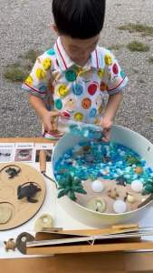 Sea Turtle life cycle Sensory Play วงจรชีวิตเต่าทะเล วงจรชีวิตสัตว์ พร้อมส่งจากไทย