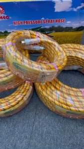 Dây Xịt Rửa Cao Áp Ren 13.8mm. Dùng Xịt Rửa Xe Phun Thuốc. Dây Lõi 5 Lớp Chịu Áp Lực Cao 1000kgf/cm2